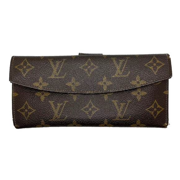 Louis Vuitton Monogram Clutch Wallet Vintage Cowhide Leather EUC - Picture 1 of 7